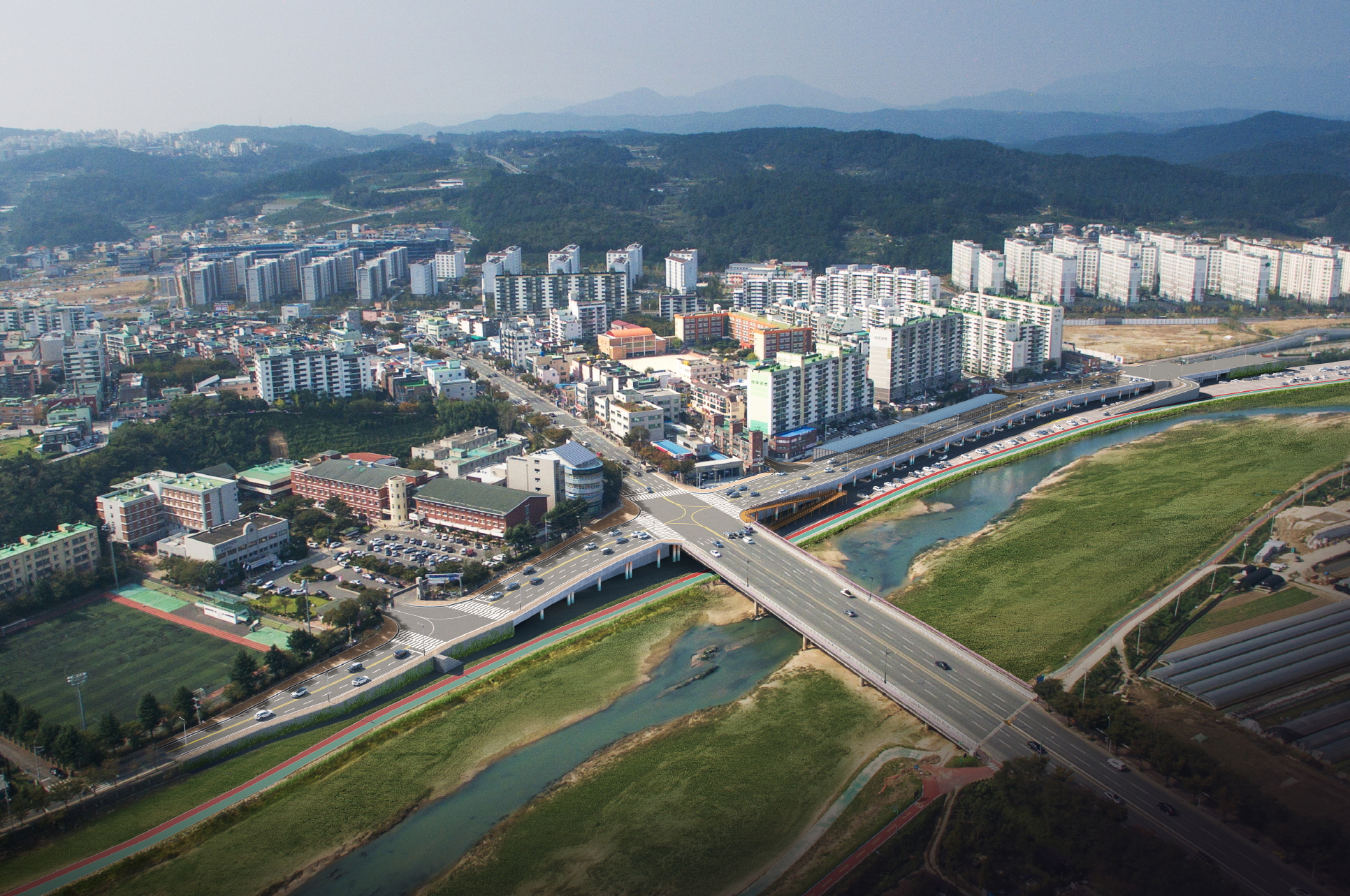 울산 장현도시첨단산업단지 진입도로(삼일교~장현교차로)개설 실시설계용역